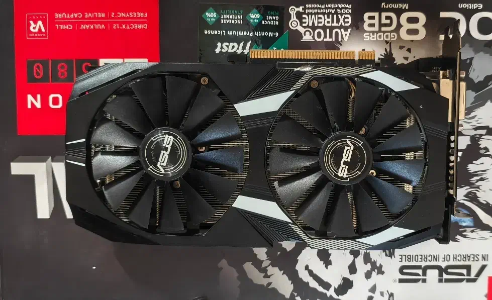 گرافیک ASUS RX580 8G DUAL|قطعات و لوازم جانبی رایانه|اصفهان, کوجان|دیوار
