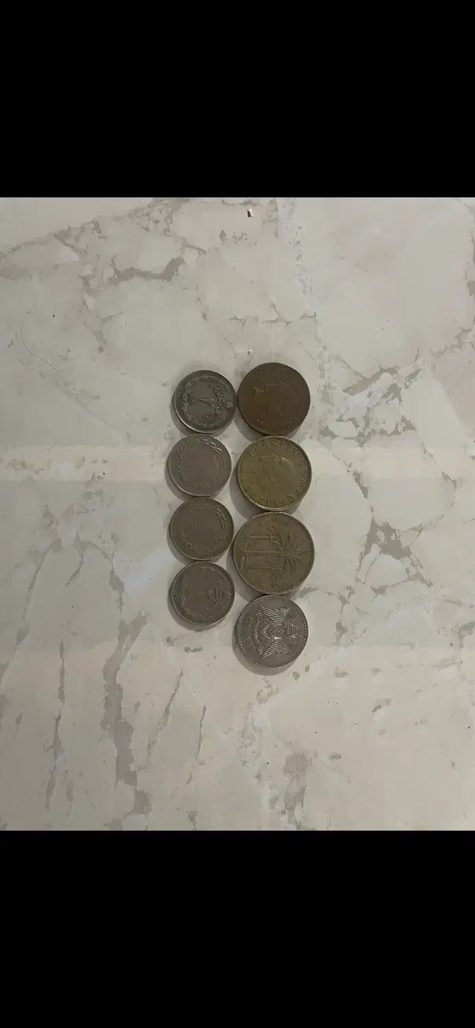 دوریالی پهلوی و چند سکه قدیمی|کلکسیون سکه، تمبر، اسکناس|قائم‌شهر, |دیوار