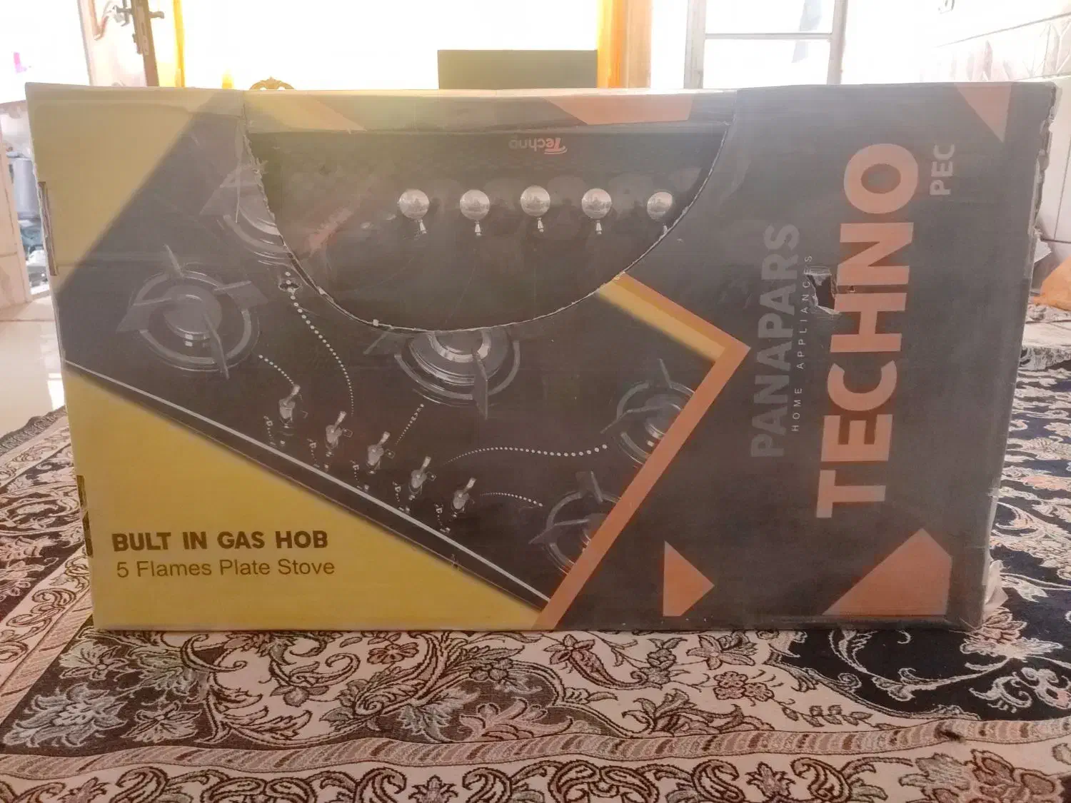 گاز صفه ای 5شعله|اجاق گاز و لوازم برقی پختوپز|فولادشهر, B2|دیوار