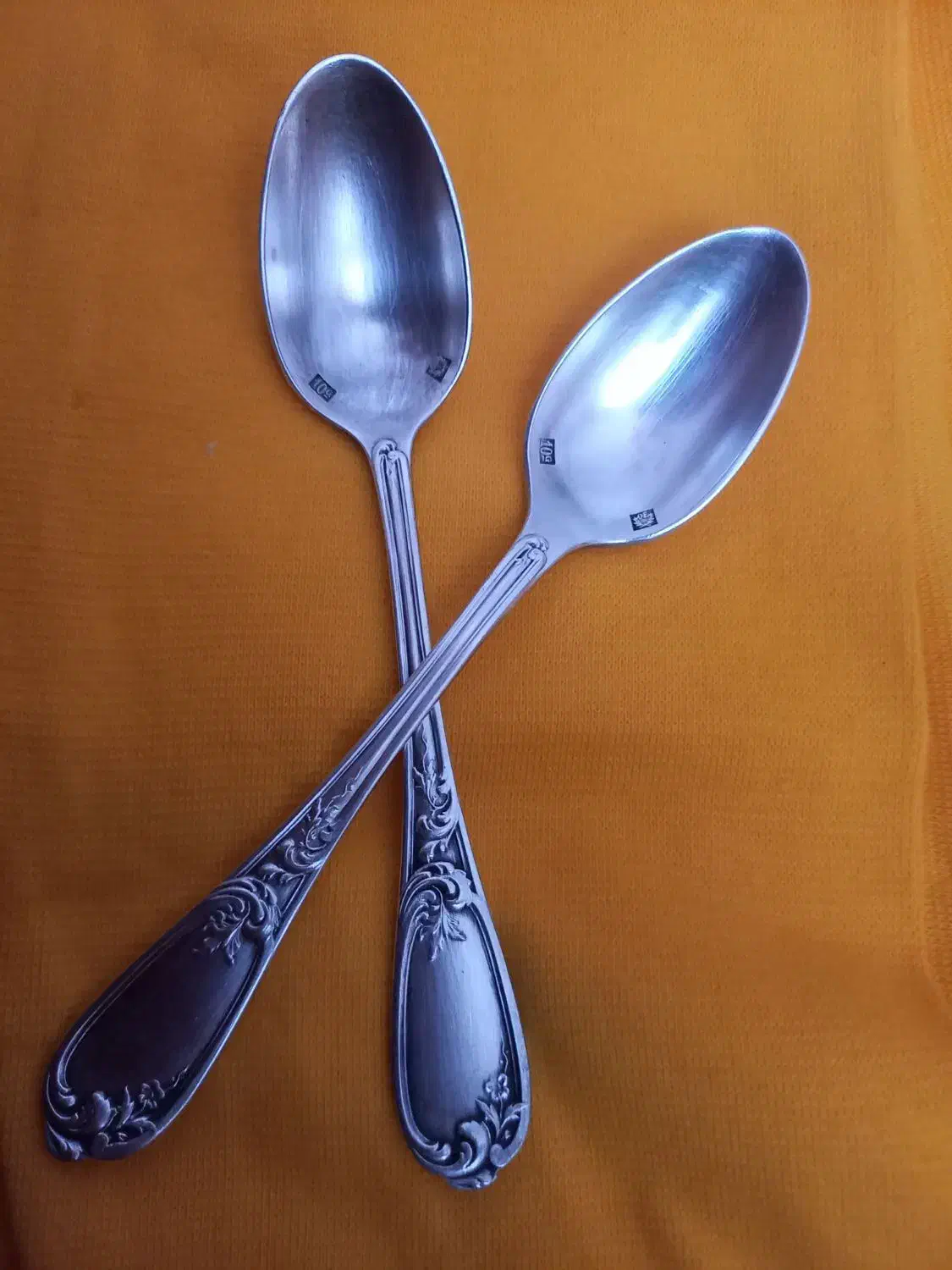 قاشق نقره آنتیک|کلکسیون اشیاء عتیقه|محمدیه-قزوین, |دیوار