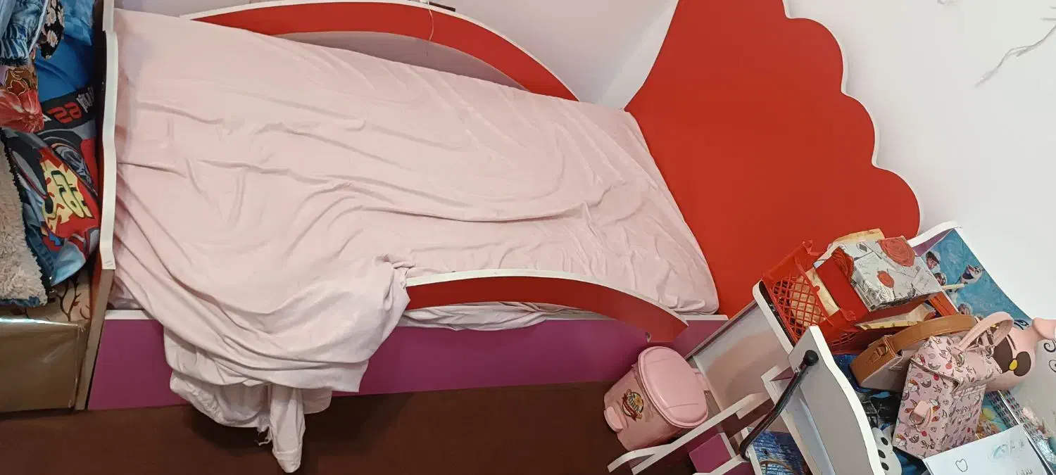 تخت خواب و کمد ام دی اف|تخت و سرویس خواب|قروه, |دیوار