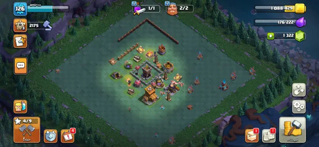 اکانت کلش 126|کنسول، بازی ویدئویی و آنلاین|رودان, |دیوار