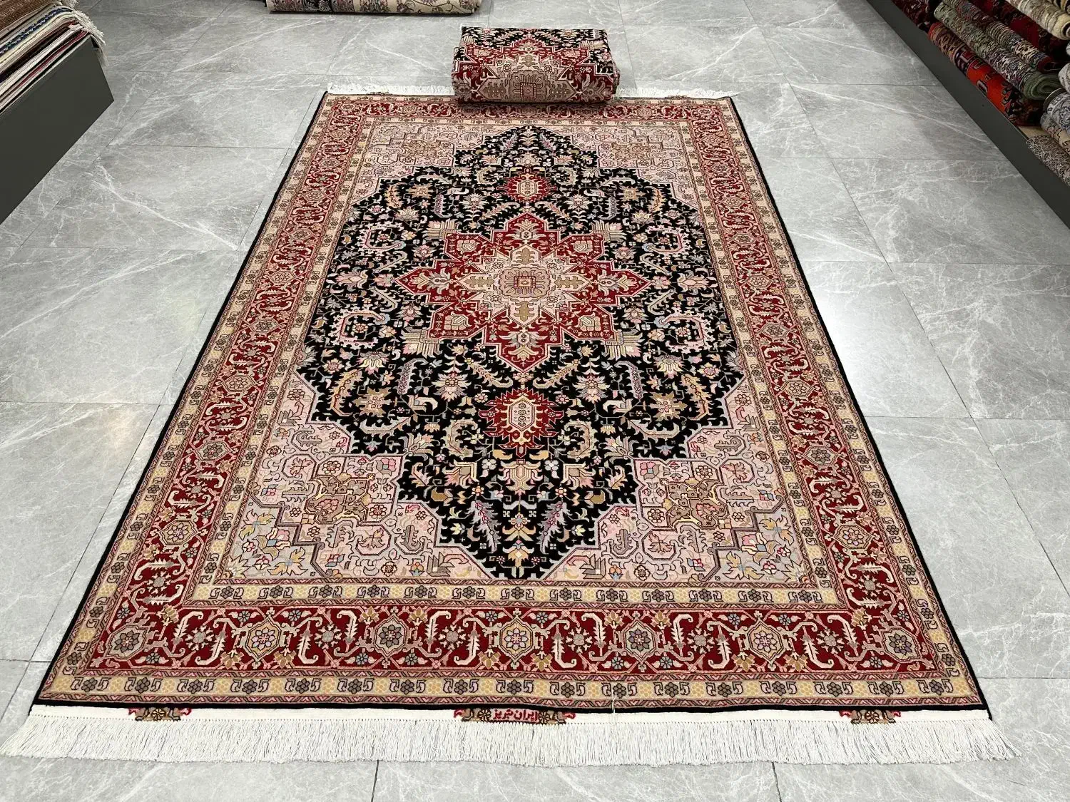 جفت ۶متری هریس مشکی نایاب|فرش|تهران, نیلوفر|دیوار