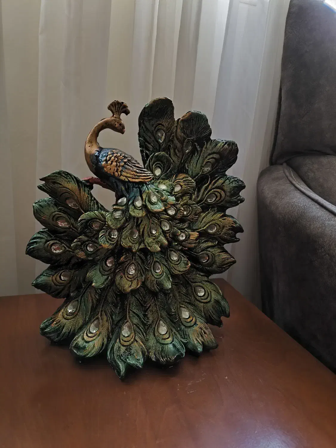 مجسمه طاووس پلی استر|مجسمه، تندیس، ماکت|فردیس, سرحدی|دیوار