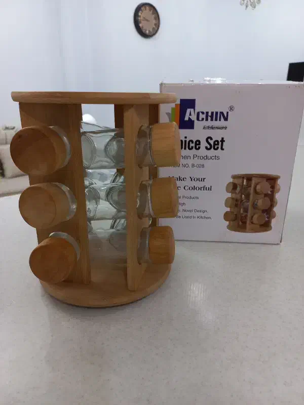 جای ادویه بامبو۱۲ عددی باکارتن|صنایع دستی و سایر لوازم تزئینی|قزوین, |دیوار