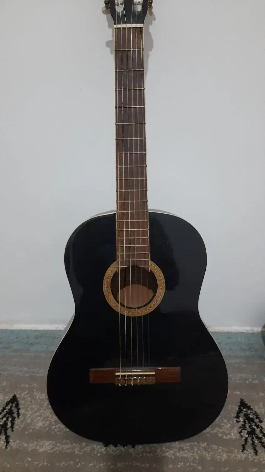 گیتار کلاسیک Hofner HAC204 مشکی|گیتار، بیس، امپلیفایر|لنگرود, |دیوار