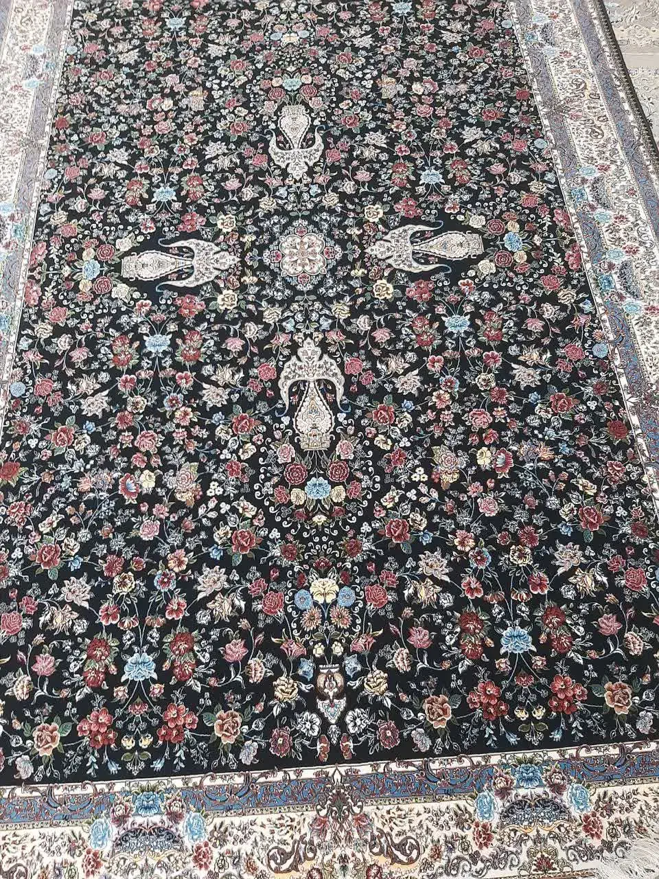 فرش ۹ متری نو فرش کاشان همیشه بهار صادراتی|فرش|مشکیندشت, |دیوار