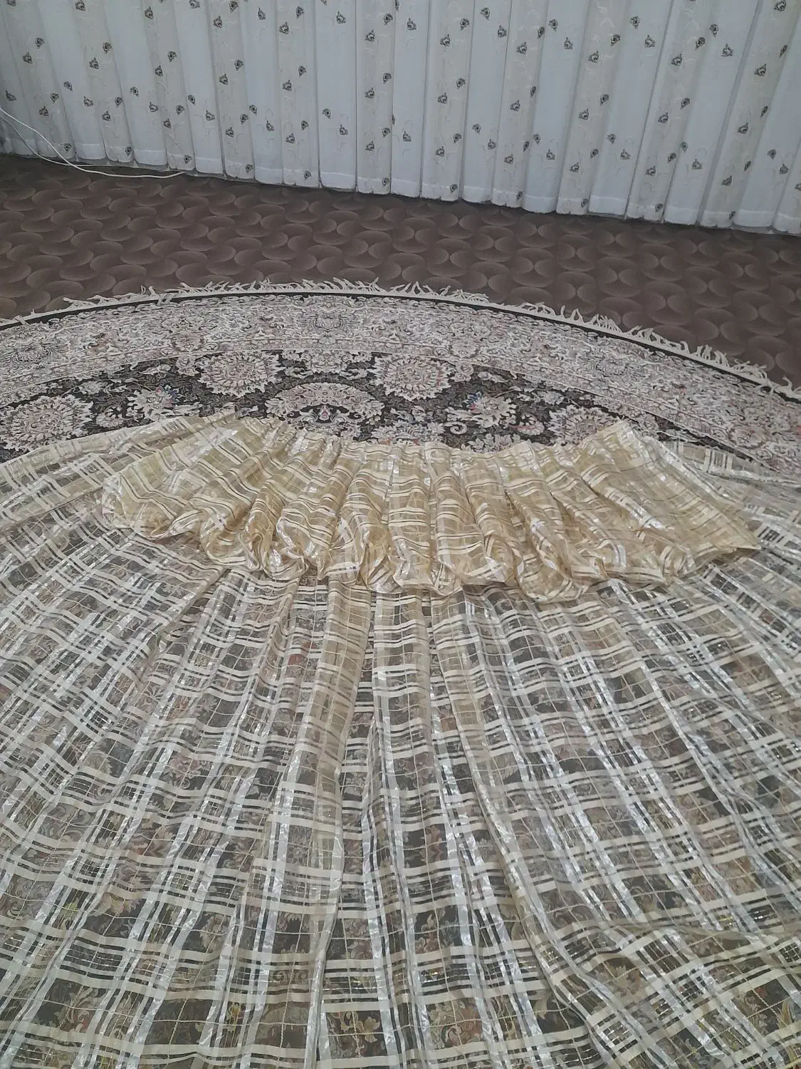 پرده|پرده، رانر، رومیزی|قم, شاه ابراهیم|دیوار