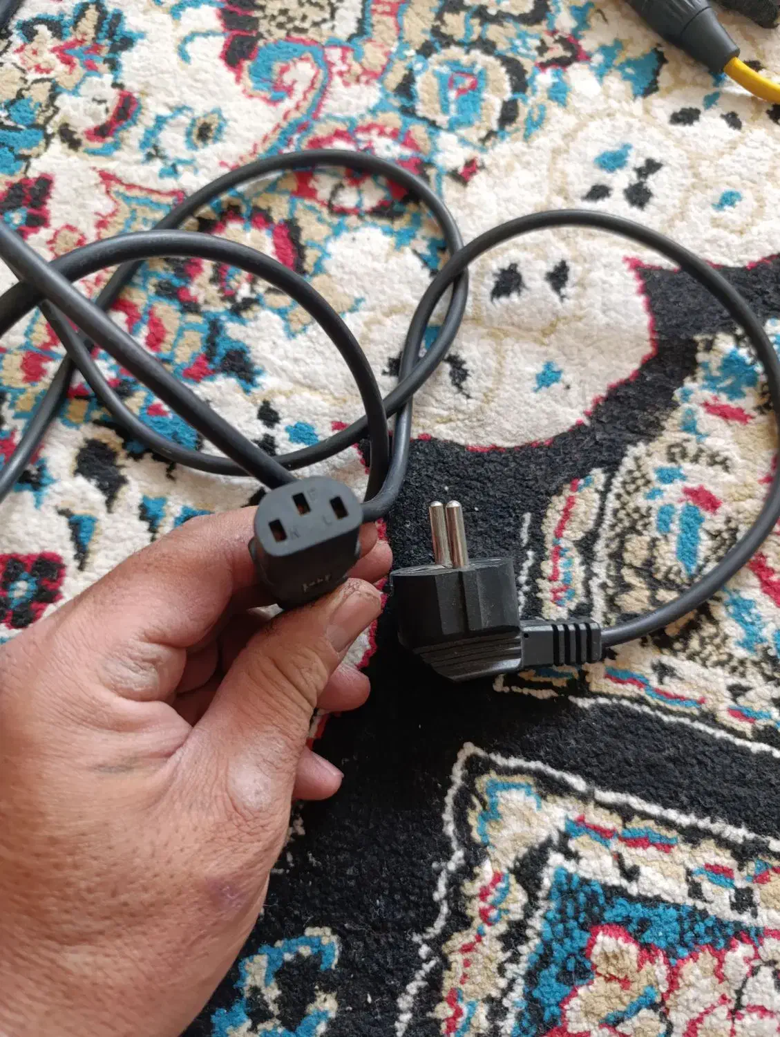 کابل برق پاور ماینر اصلی|قطعات و لوازم جانبی رایانه|شیراز, شهرک مفتح|دیوار