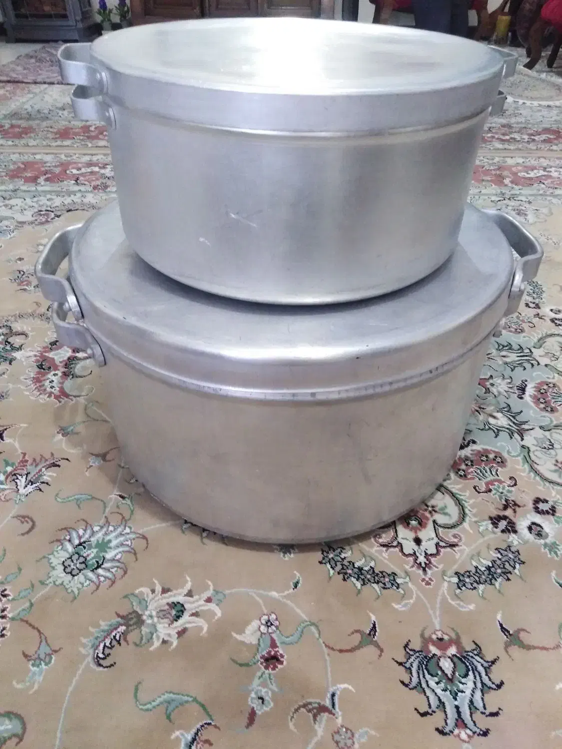 دوعدد قابلمه روحی بزرگ و کوچک|ظروف پختوپز|پردیس, فاز ۵|دیوار