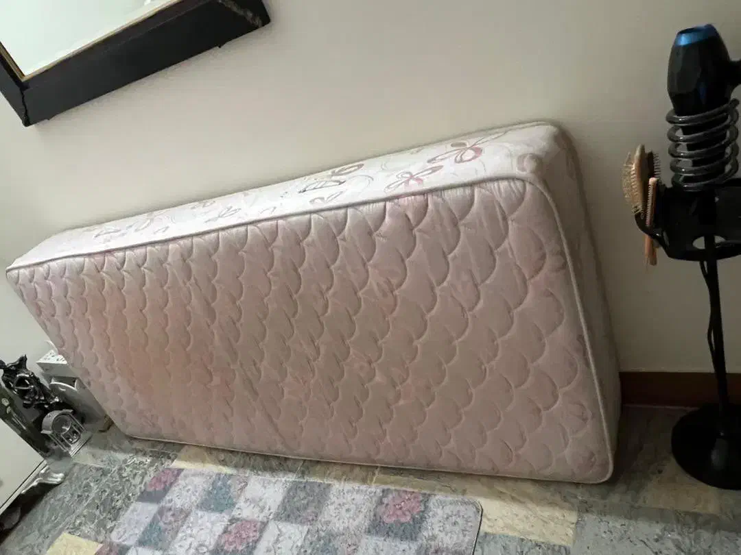 تشک طبی یک نفره+تخت فرفوژه کفی فلزوچوب|تشک تختخواب|اصفهان, پارک سلمان فارسی|دیوار