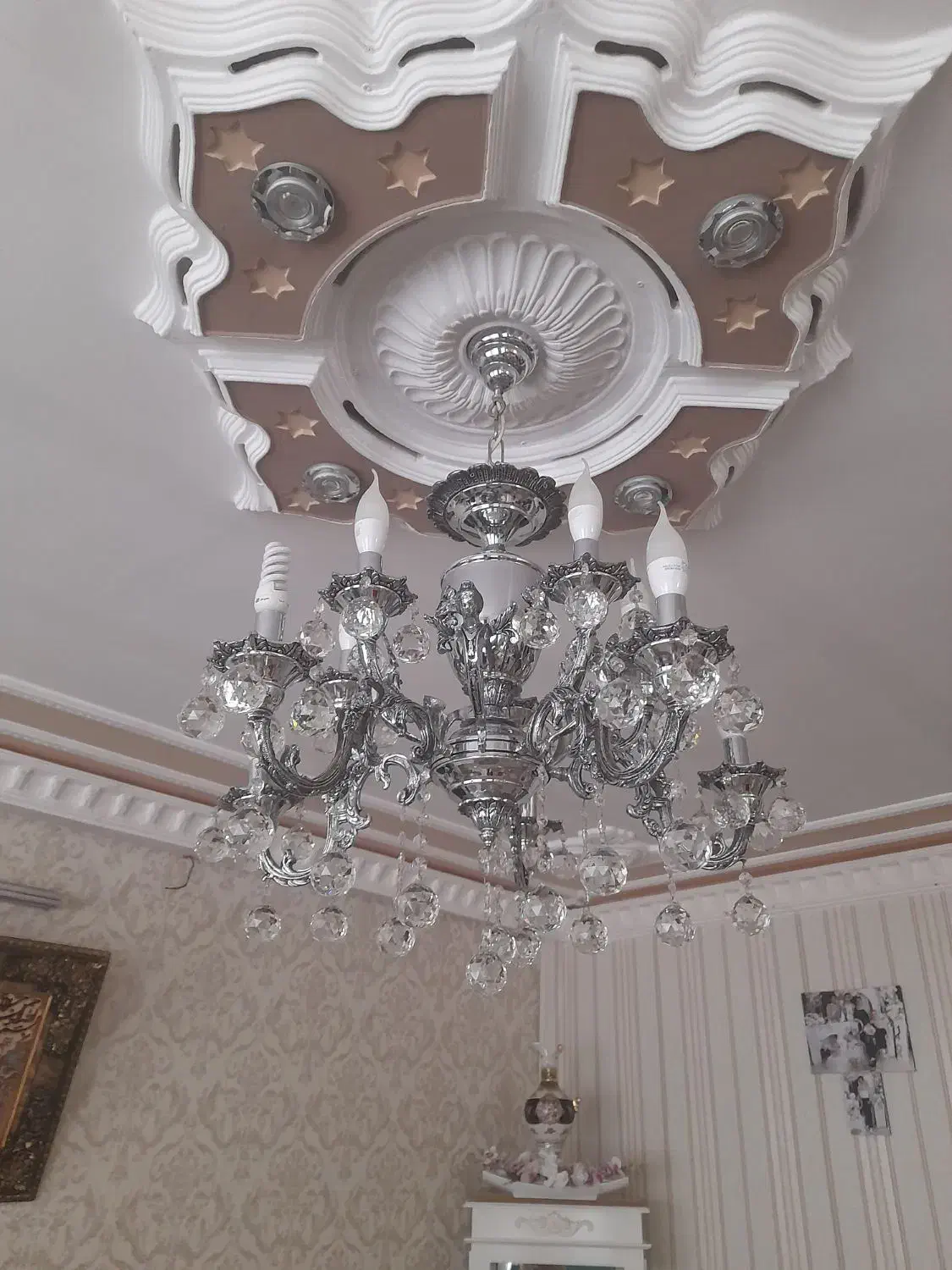 لوستر برنز|لوستر و چراغ آویز|خوی, |دیوار