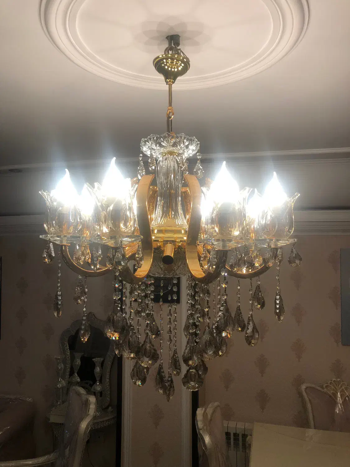 لوستر|لوستر و چراغ آویز|تهران, درب دوم|دیوار