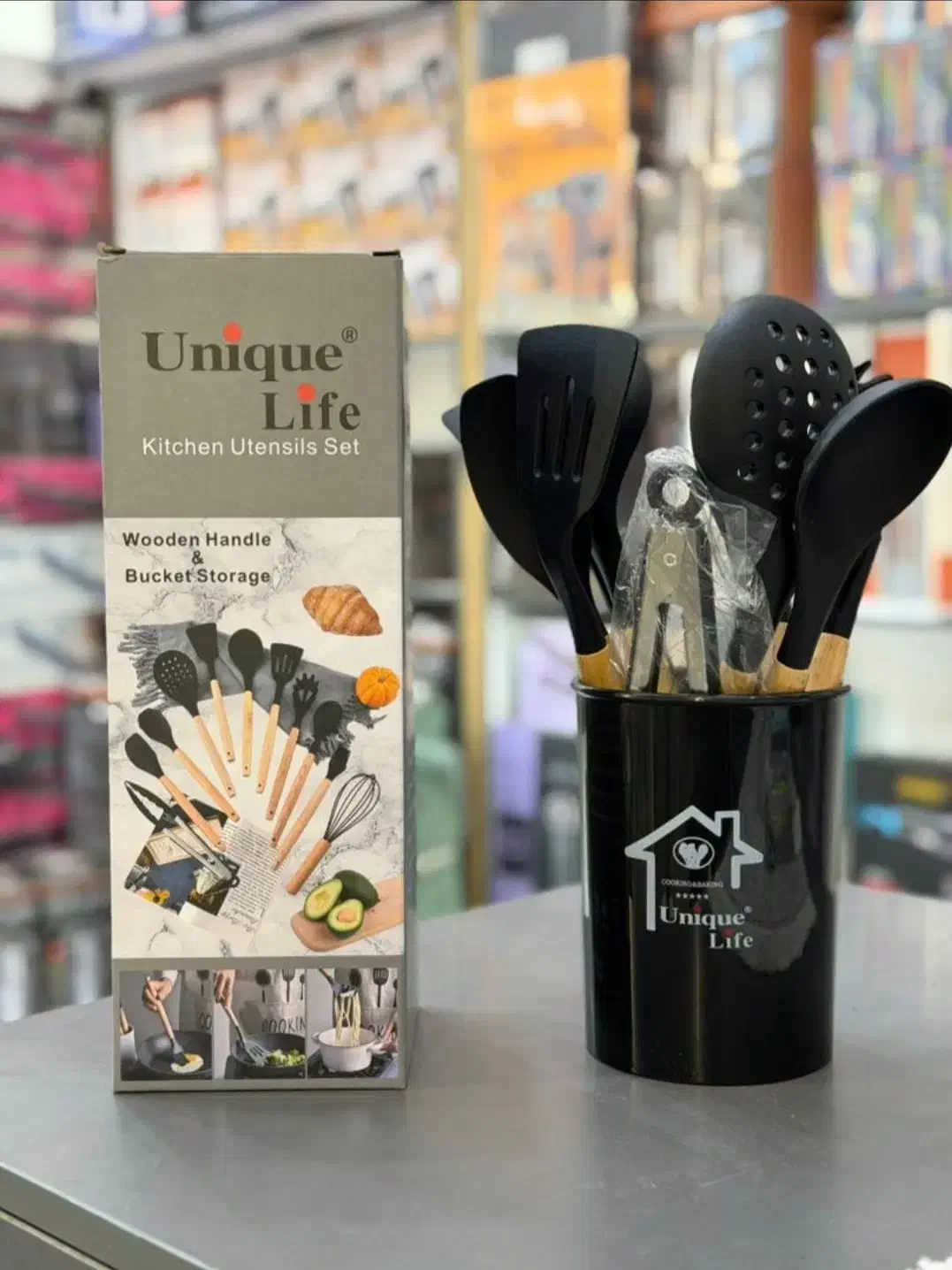 سرویس ملاغه و کفگیر سلیکونی یونیک لاو|ظروف پختوپز|بندر گناوه, |دیوار