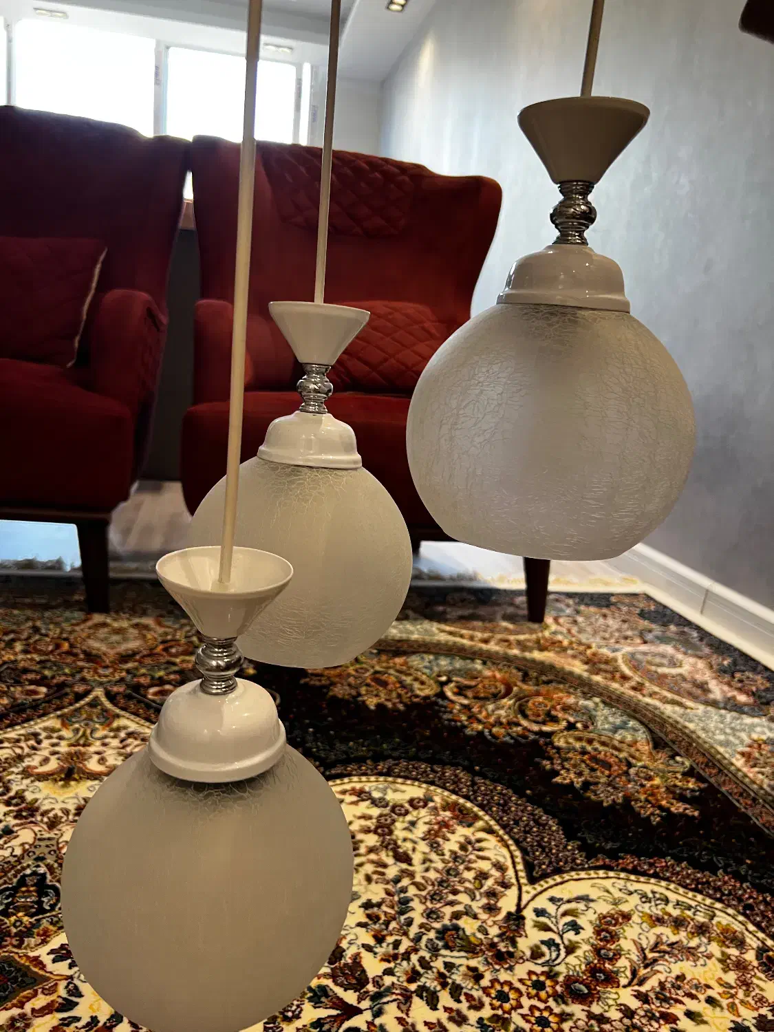 لوستر سه شاخه|لوستر و چراغ آویز|کرج, عظیمیه|دیوار