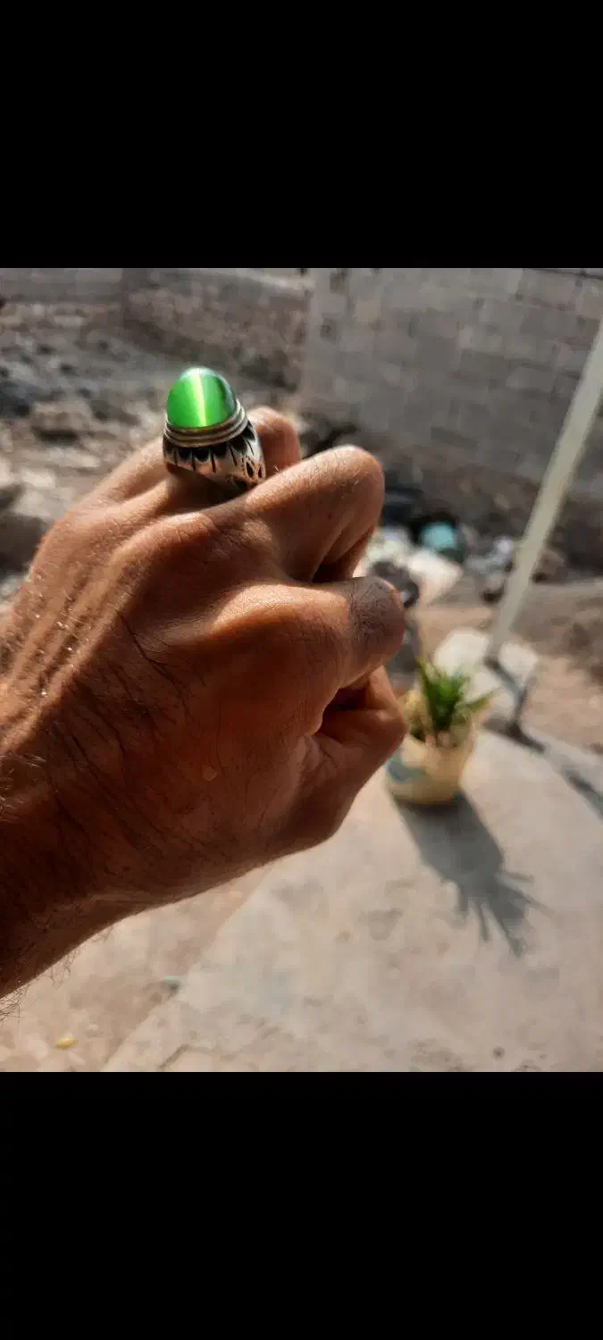 انگشتر سبز قله قندی|جواهرات|بندرعباس, |دیوار