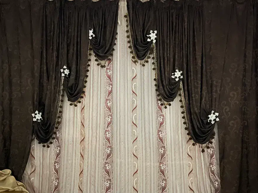 پرده های ارزان شیک فقط2تمن تا۳تمن مناسب همه جیب|پرده، رانر، رومیزی|یاسوج, |دیوار