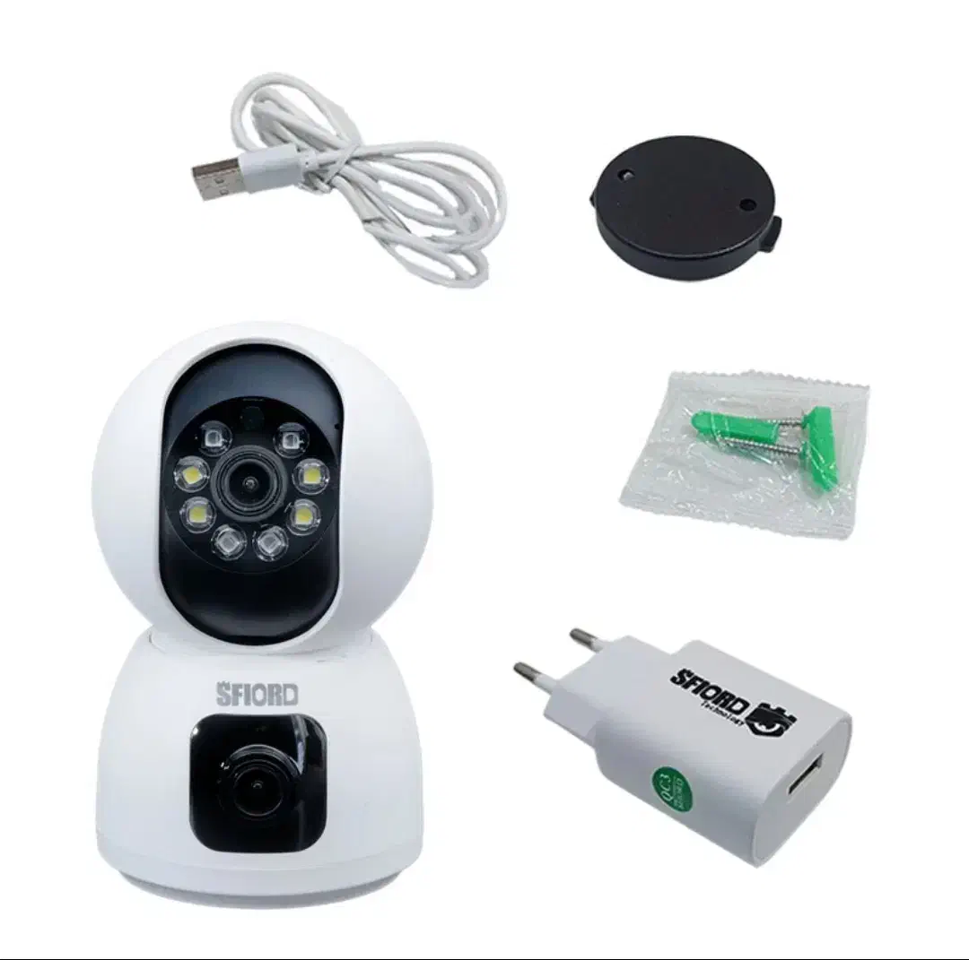 دوربین تحت شبکه ۲ لنز اسفیورد|دوربین مداربسته|رشت, سعدی (تختی)|دیوار