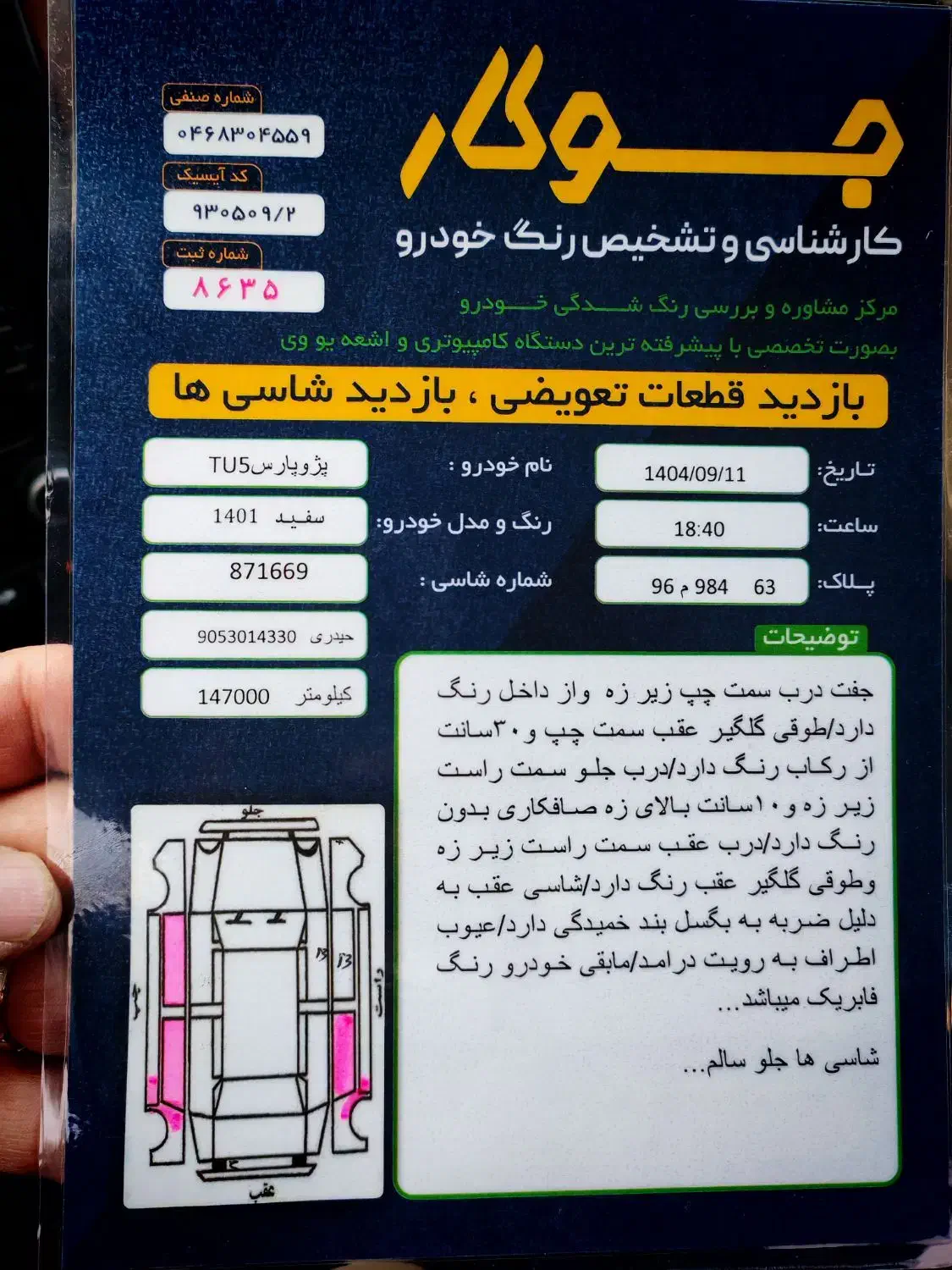 فروش خودرو پژو پارس tu5 مدل 1401|خودرو سواری و وانت|صدرا-فارس, فاز ۱|دیوار