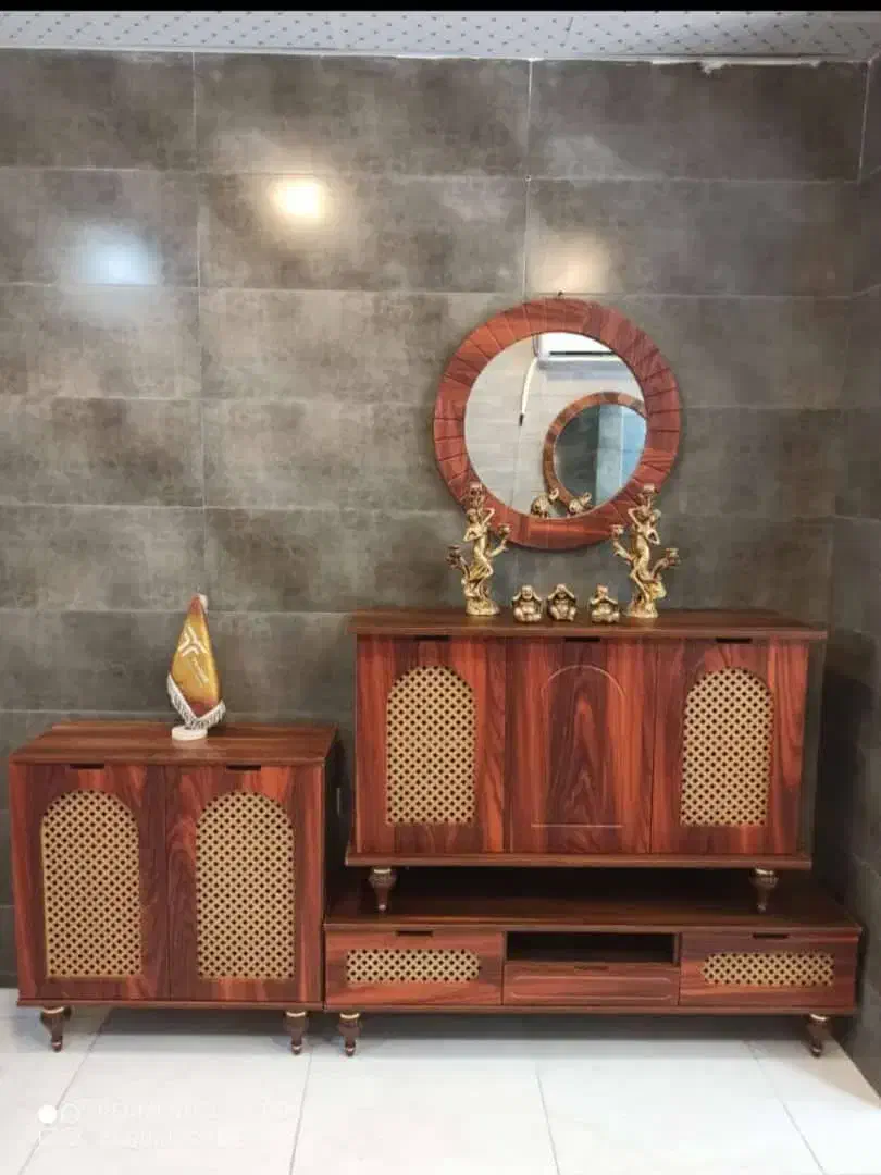 آینه قدی،درمبلمان ومصنوعات چوبی عمو صفا|بوفه، ویترین، کنسول|آغاجاری, |دیوار