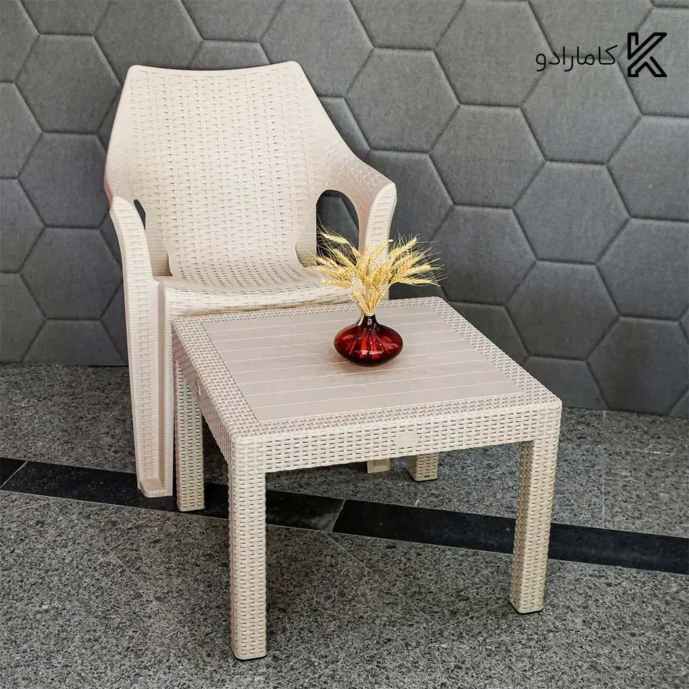 میز وصندلی حصیری غذاخوری کد 998|مبلمان خانگی و میز عسلی|اهواز, ناحیه صنعتی کارون|دیوار