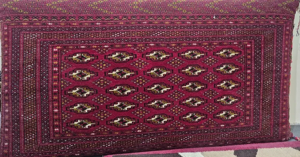 پشتی ترکمنی ۲ جفت بزرگ|پشتی|بجنورد, |دیوار