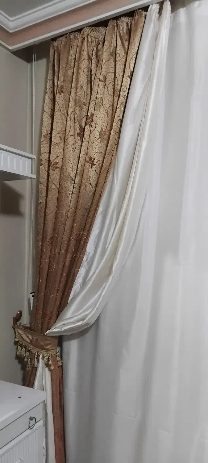 دستک پرده،  تمیز، معاوضه دارم|پرده، رانر، رومیزی|مشهد, رسالت|دیوار