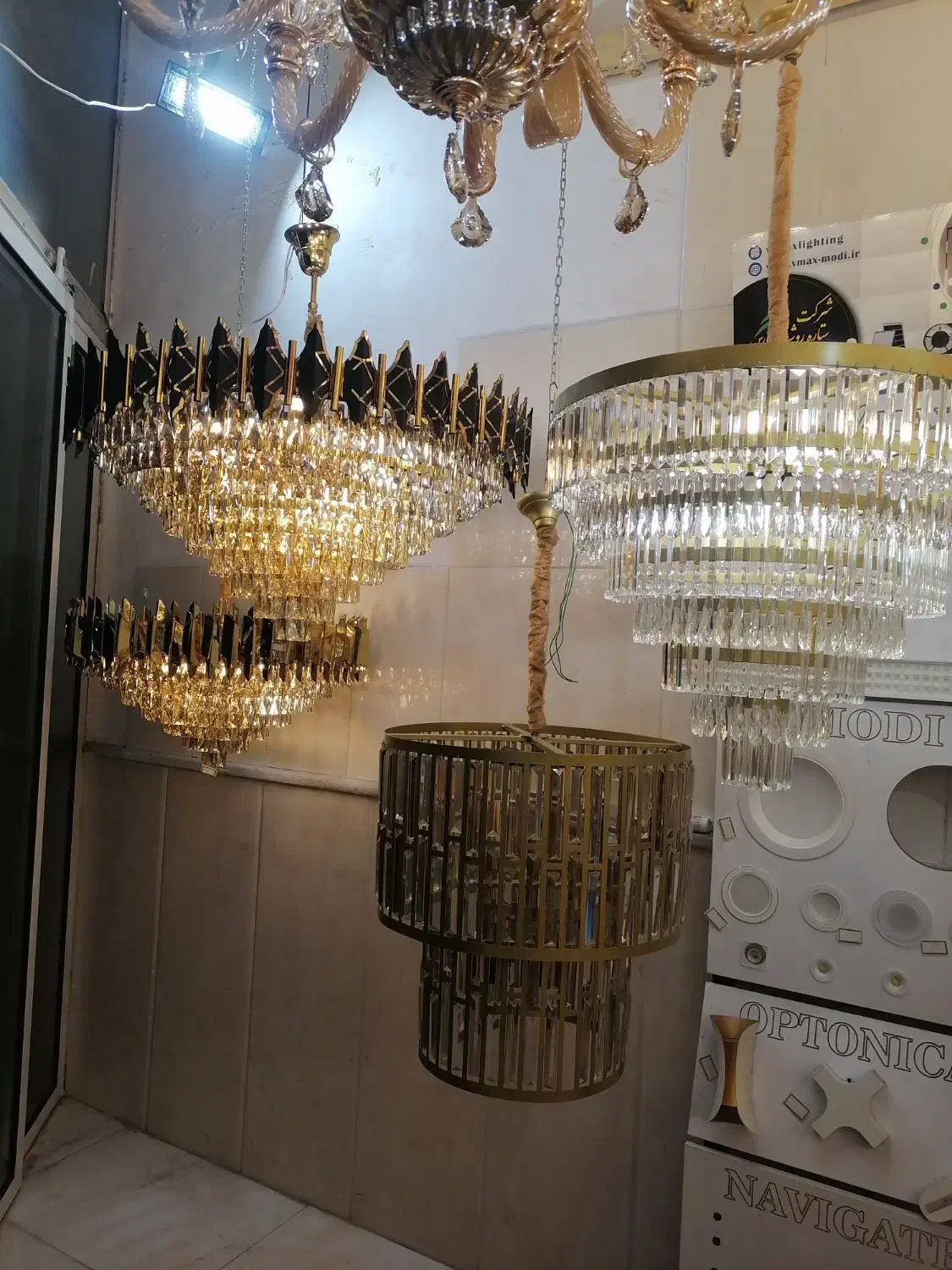 لوستر|لوستر و چراغ آویز|گرگان, |دیوار