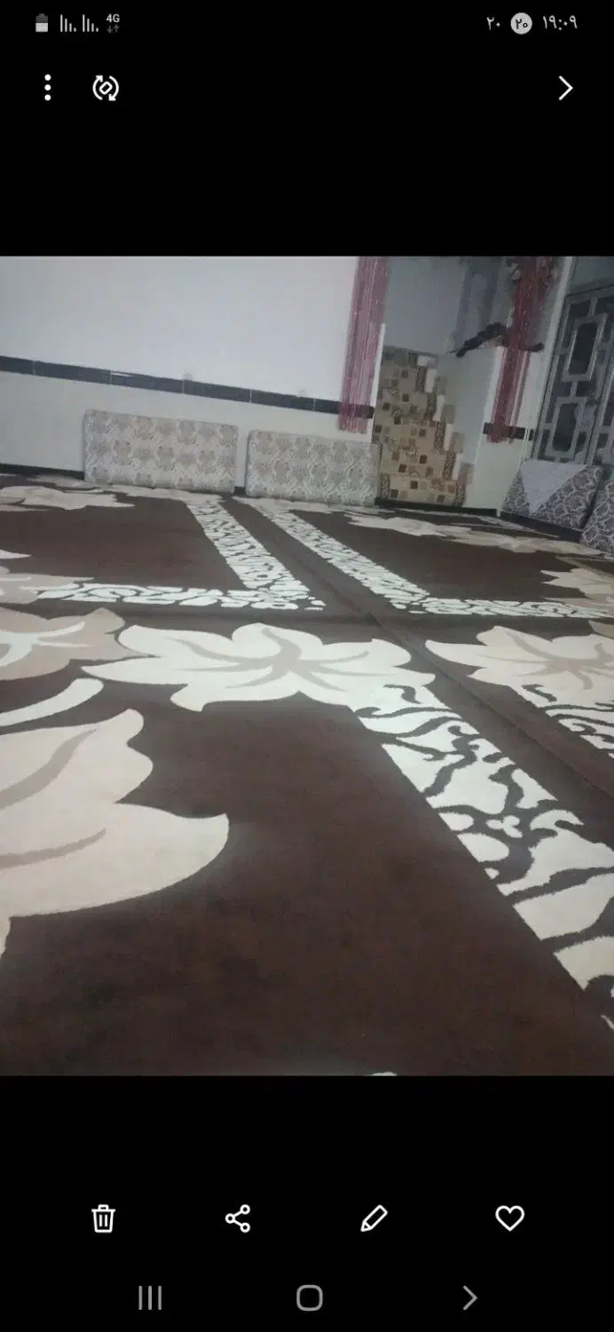 گلیم فرش در حد نو|گلیم، جاجیم، گبه|ایلام, |دیوار