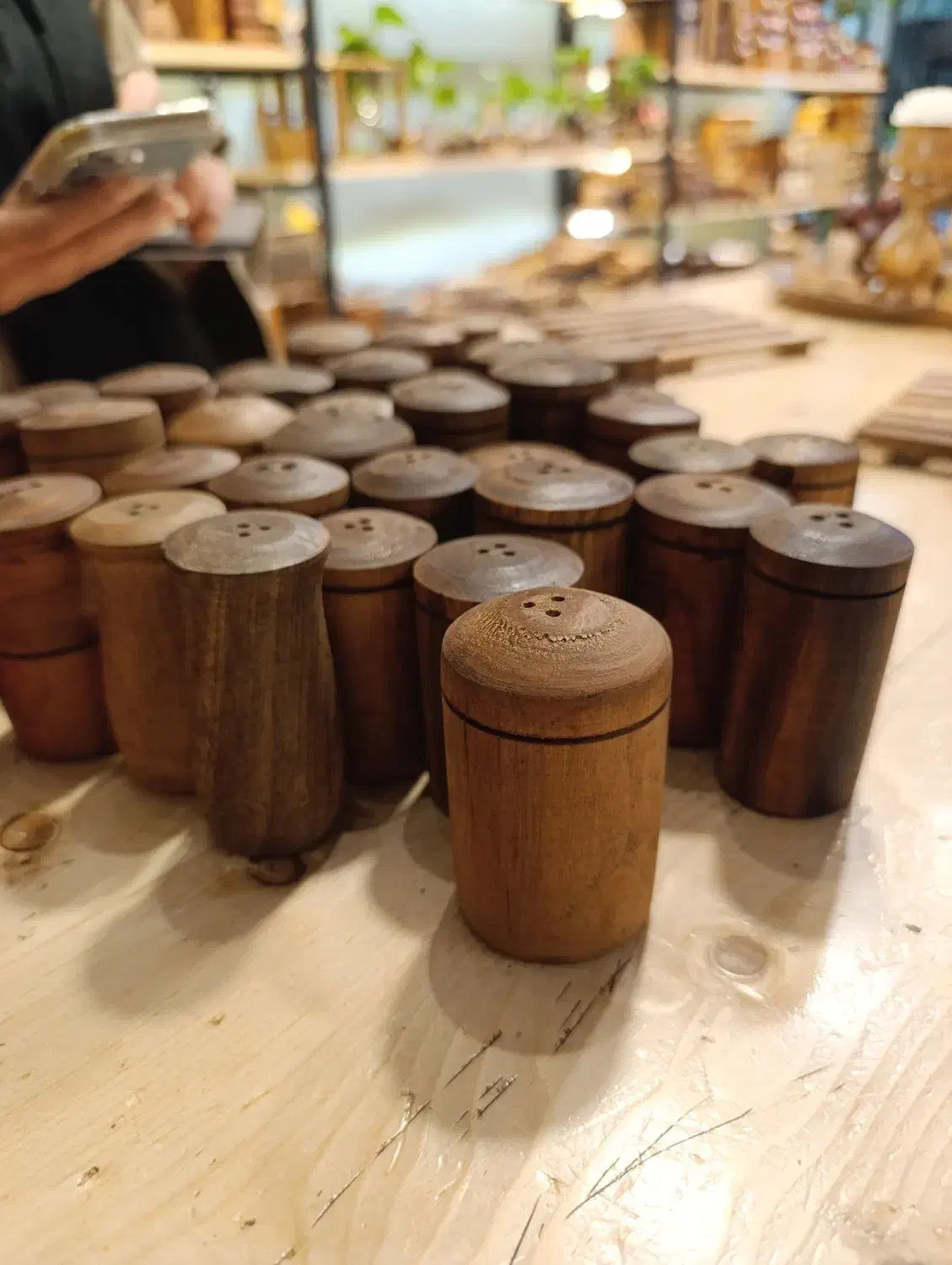 نمکدان چوبی 25|صنایع دستی و سایر لوازم تزئینی|قم, صفائیه|دیوار