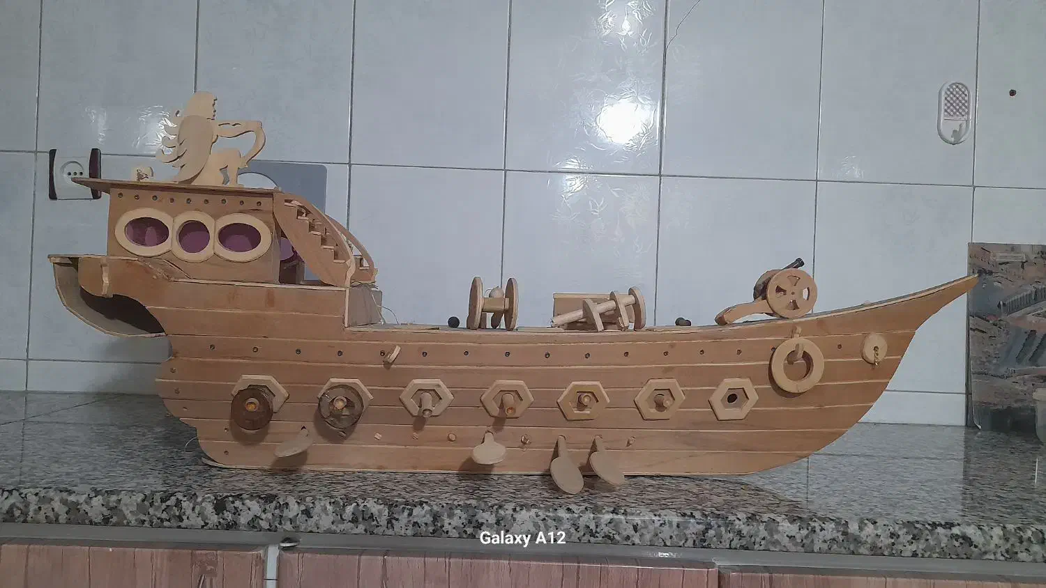 کشتی دست ساز|کلکسیون و سرگرمی|قم, نیروگاه|دیوار