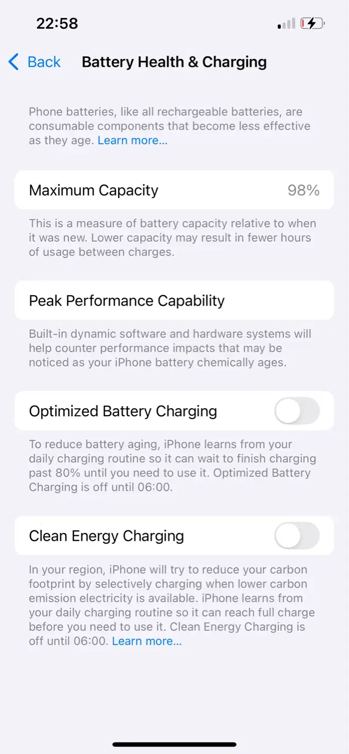 ایفون ۱۳نرمالchدوسیم کارت ۱۲۸ گیگ باتری ۹۸|موبایل|اسلام‌شهر, شاطره|دیوار