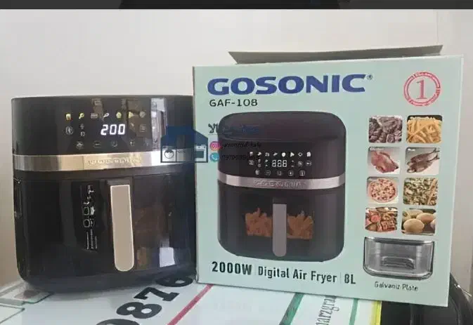 سرخ کن رژیمی گاسونیک سرخکن بدون روغن گوسونیک|اجاق گاز و لوازم برقی پخت‌وپز|قم, محمد آباد|دیوار