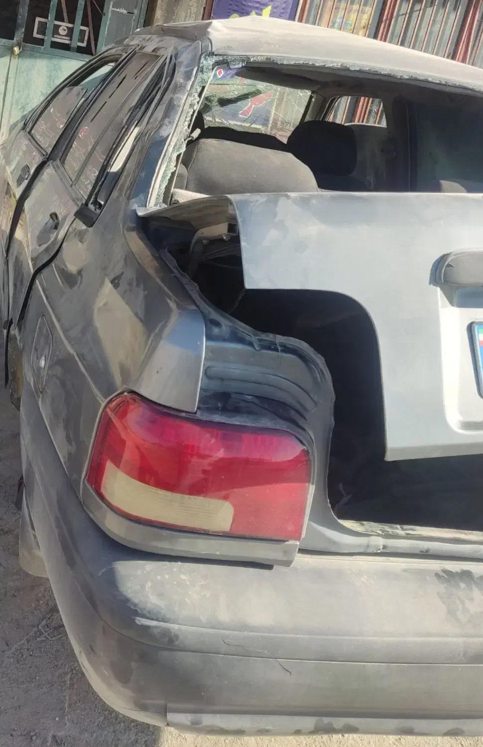 پراید نوک مدادی تصادفی|خودرو سواری و وانت|کبودرآهنگ, |دیوار