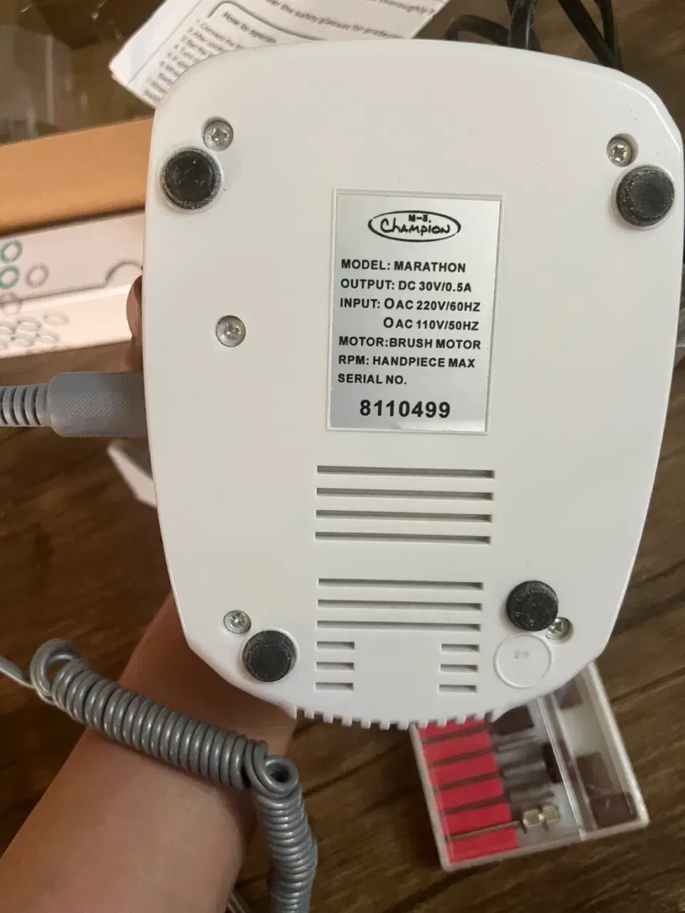 دستگاه کاشت ناخن ماراتون و سایز لوازم|آرایشی، بهداشتی، درمانی|فردیس, سرحد آباد|دیوار