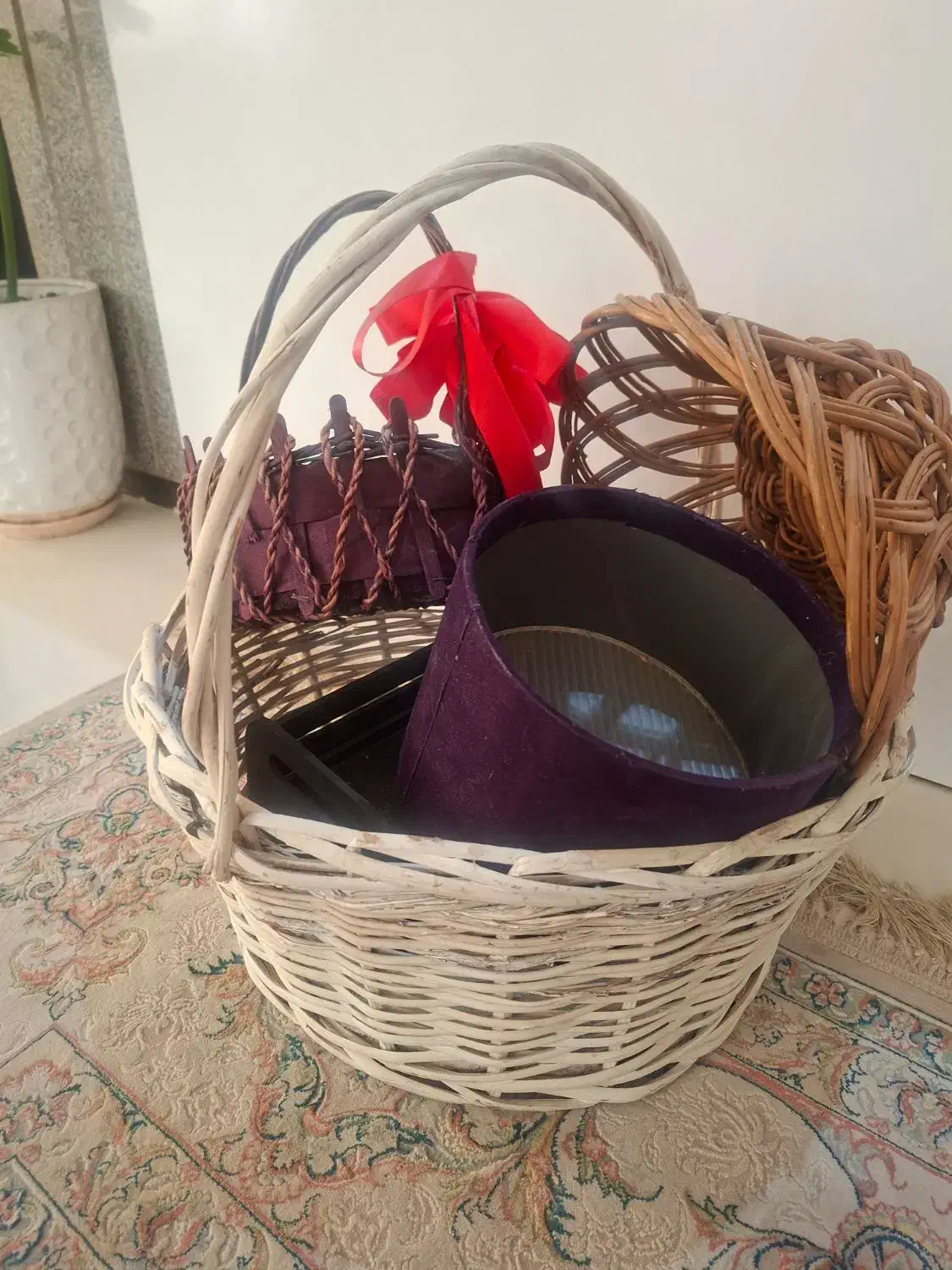 سبد حصیری و باکس گل|صنایع دستی و سایر لوازم تزئینی|مشهد, قائم|دیوار