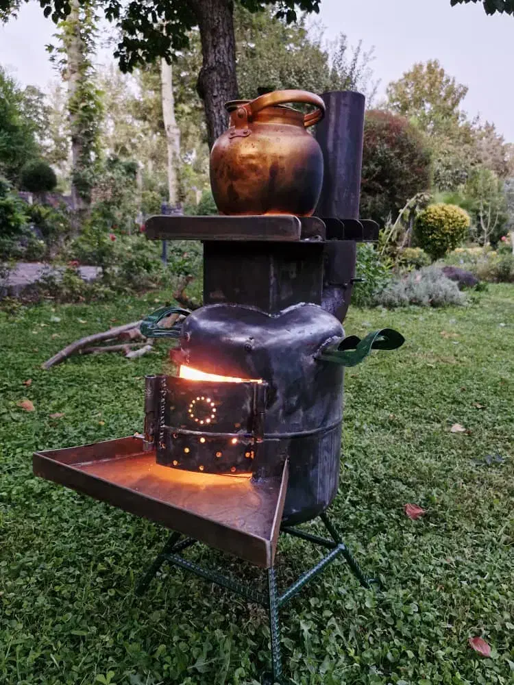 اجاق هیزمی چوبی بخاری منقل کباب پز کوه وطبیعت گردی|کوهنوردی و کمپینگ|چهارباغ, |دیوار