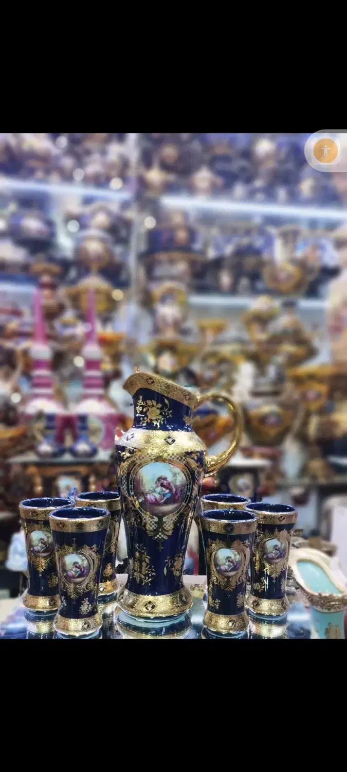 اجناس طلاکوب سرمه ای|صنایع دستی و سایر لوازم تزئینی|تبریز, |دیوار