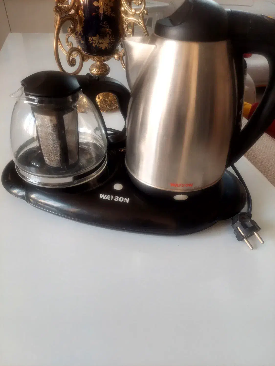 چای ساز استیل در حد نو پول زیر قیمت|سماور، چایساز، قهوهساز|پاکدشت, پاکدشت (مامازند)|دیوار