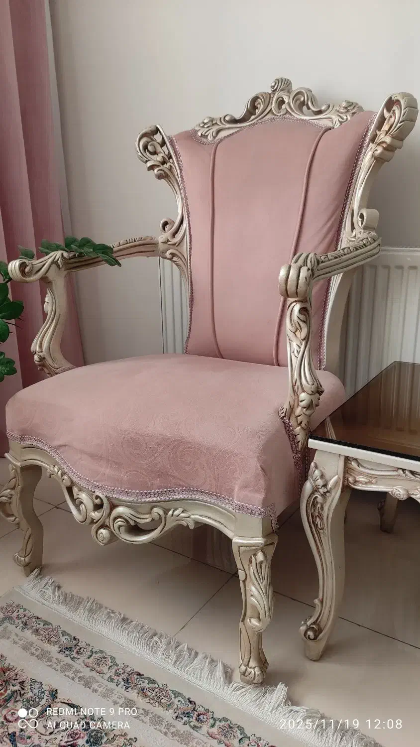 مبل۷ نفره چوب راش فروش فوری|مبلمان خانگی و میز عسلی|تهران, خزانه|دیوار