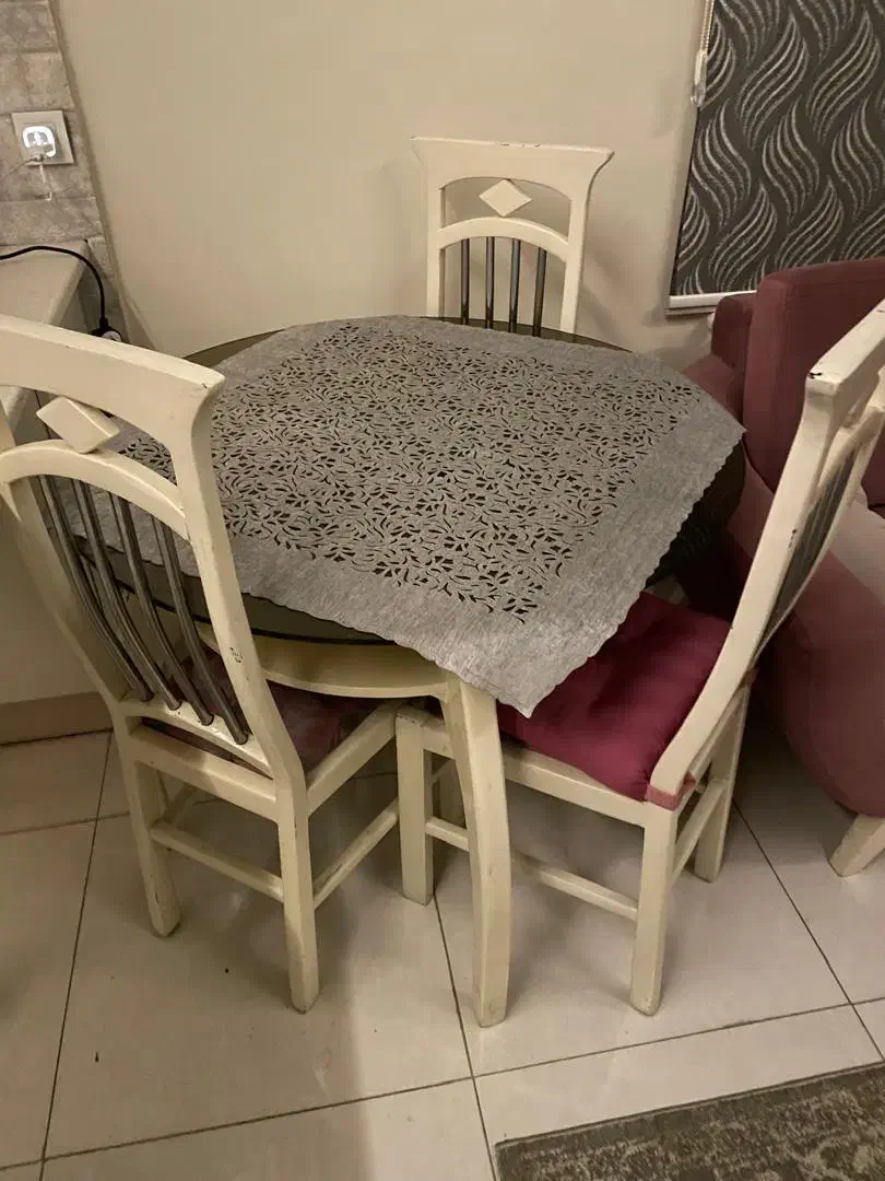 میز غذا خوری چهار نفره|میز و صندلی غذاخوری|تهران, کوی بیمه|دیوار