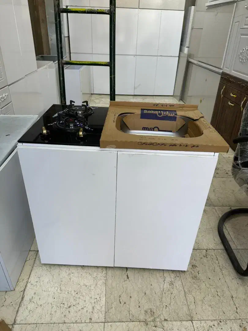 کابینت 080 در 050 با سینک و|مصالح و تجهیزات ساختمان|تهران, تهرانسر شرقی|دیوار