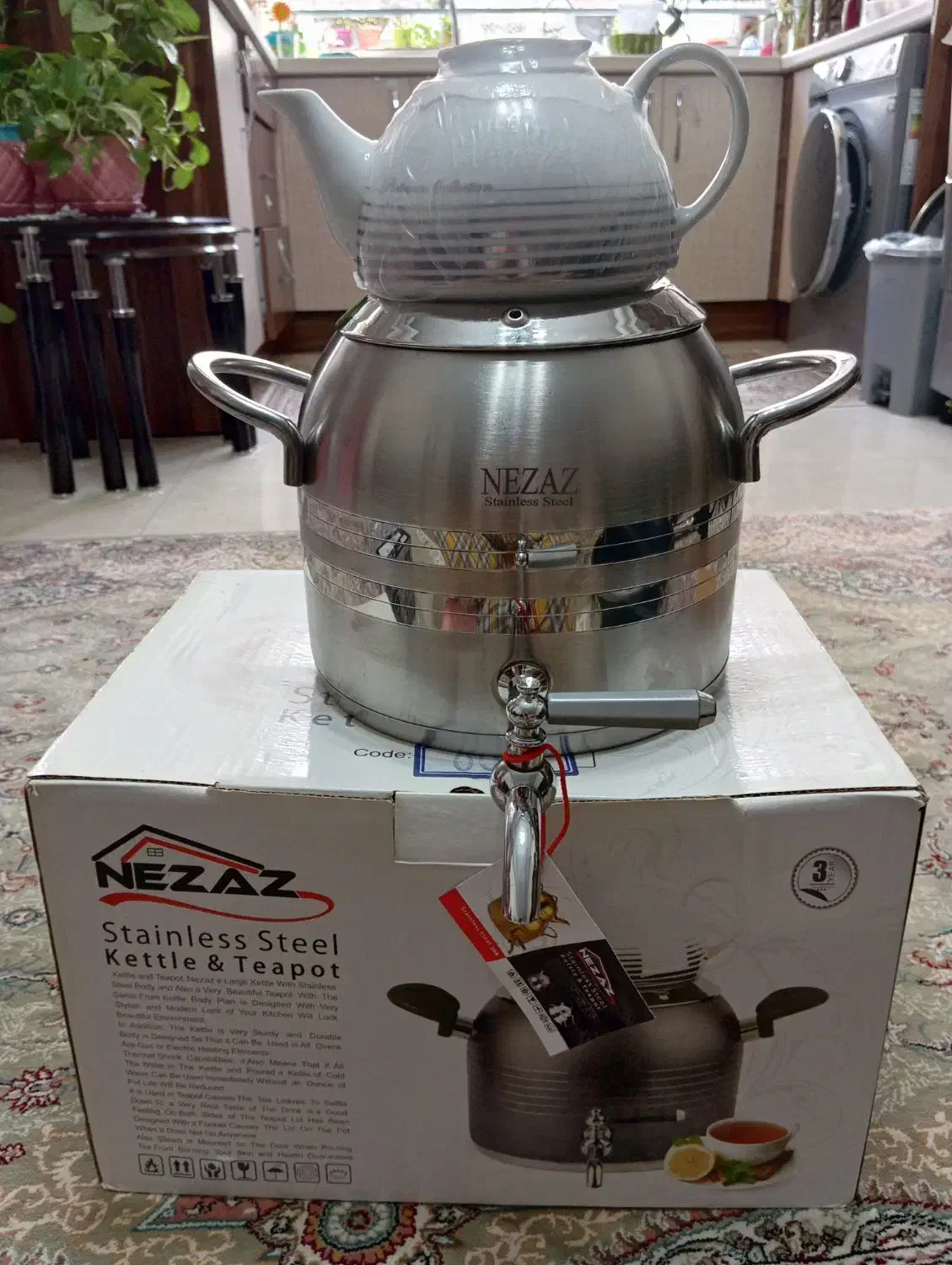 کتری و قوری نزاز|قوری، کتری، قهوه‌ساز دستی|تهران, شارق|دیوار