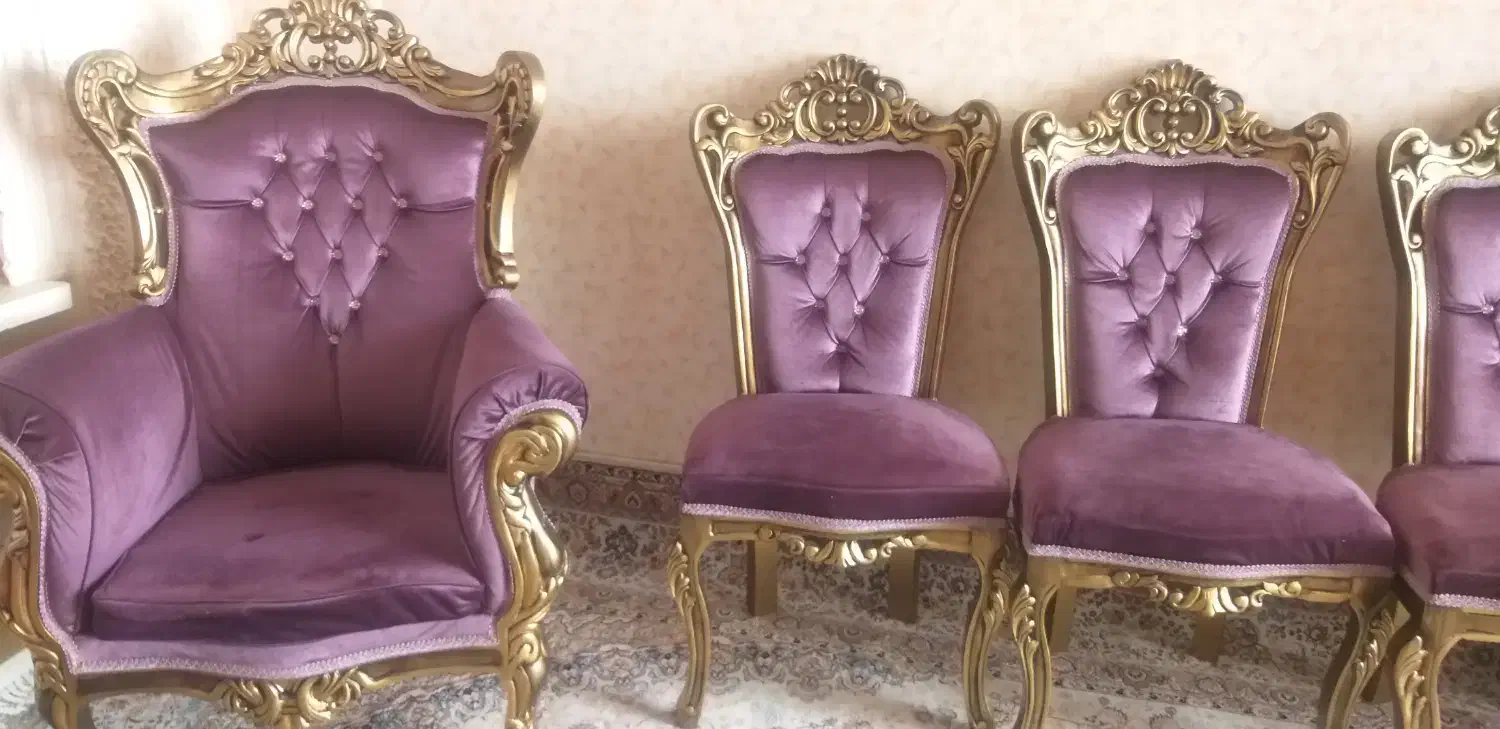 فروش مبل ۱۳نفره استیل در حدنو|مبلمان خانگی و میز عسلی|اصفهان, خواجو|دیوار