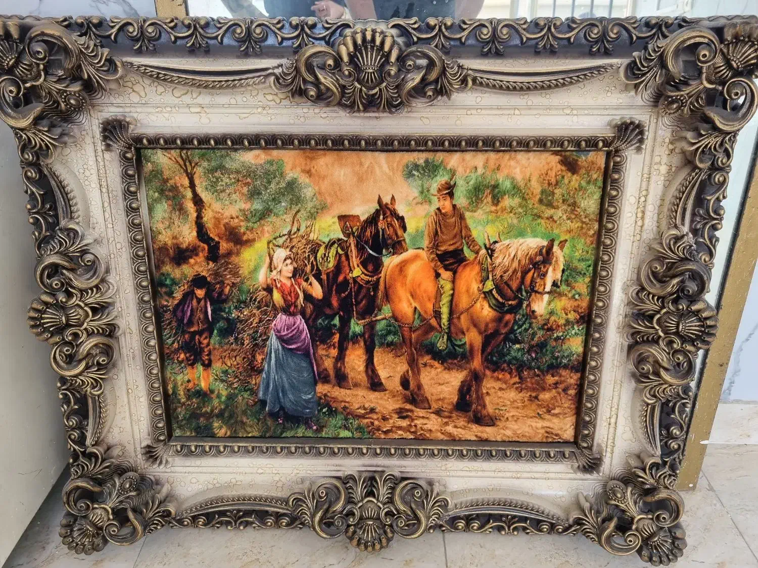 تابلو فرش ماشینی|تابلو فرش|ورامین, شهرک مدرس|دیوار