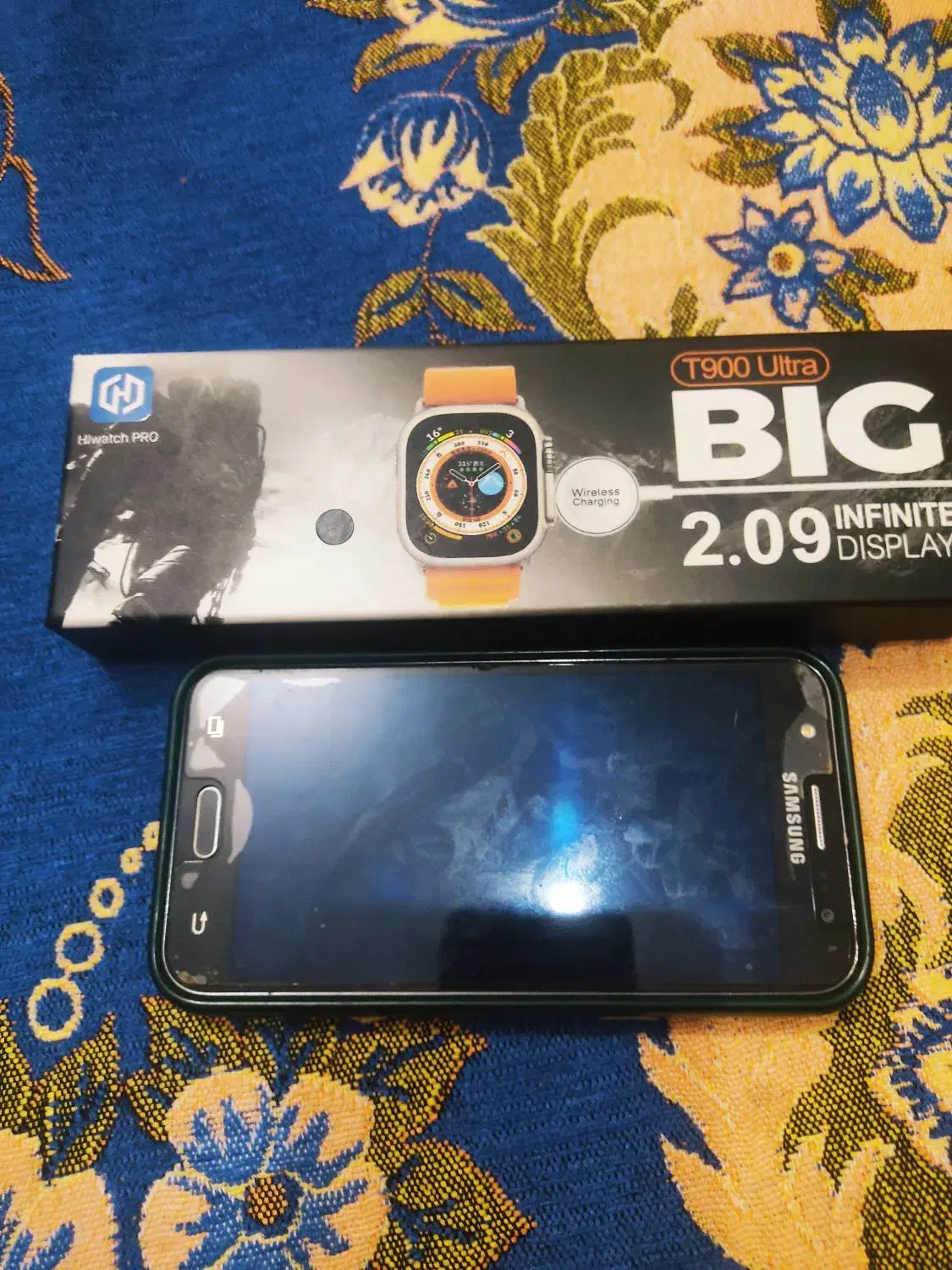 ساعت  هوشمند Hiwatchpro T900UItra  وگوشی گالکسی j5|موبایل|شیراز, شهرک فرزانگان|دیوار