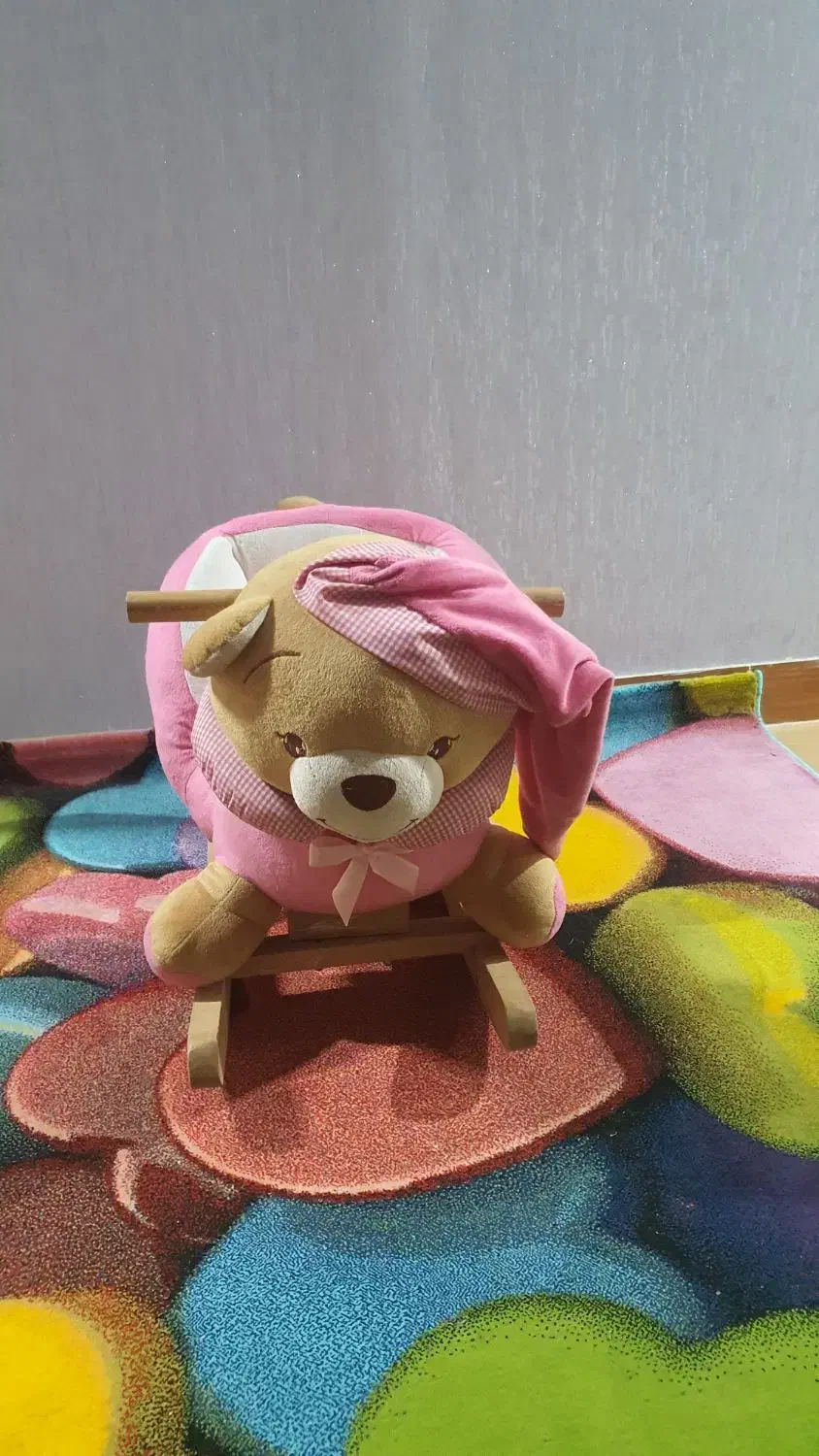 صندلی راکر خرسی|اسباب و اثاث بچه|لاهیجان, کوی خزر|دیوار