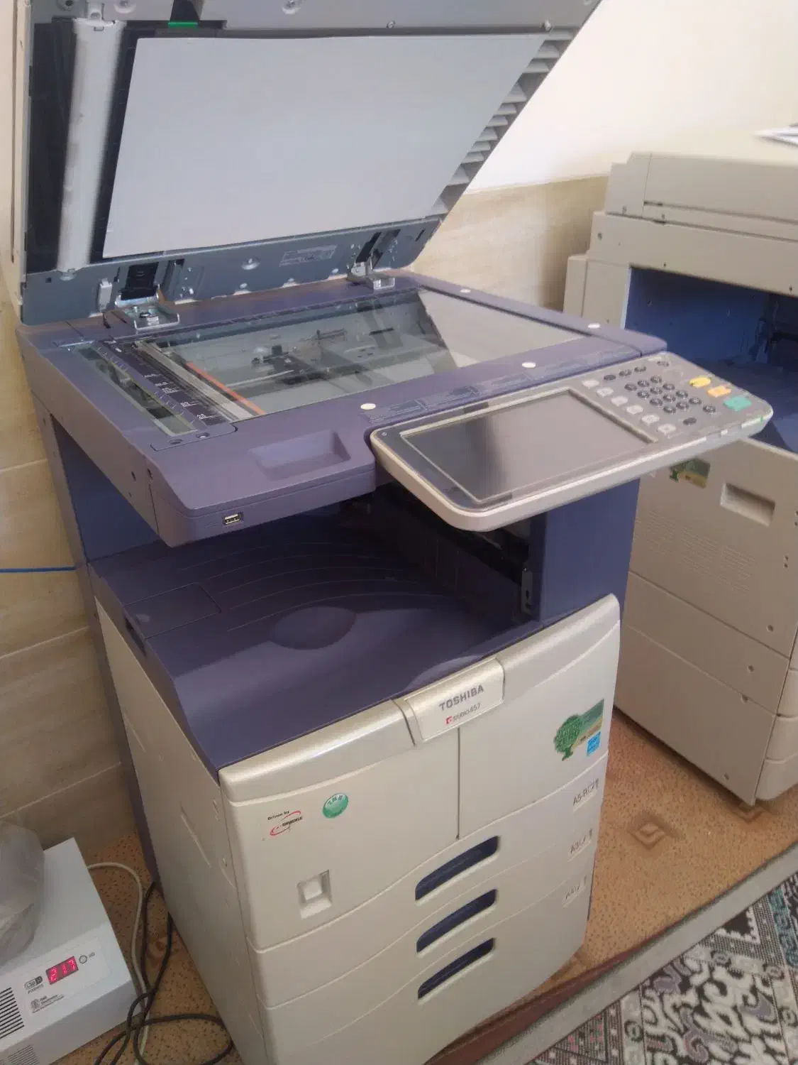 توشیبا 457 سیاه سفید|پرینتر، اسکنر، کپی، فکس|تفت, |دیوار