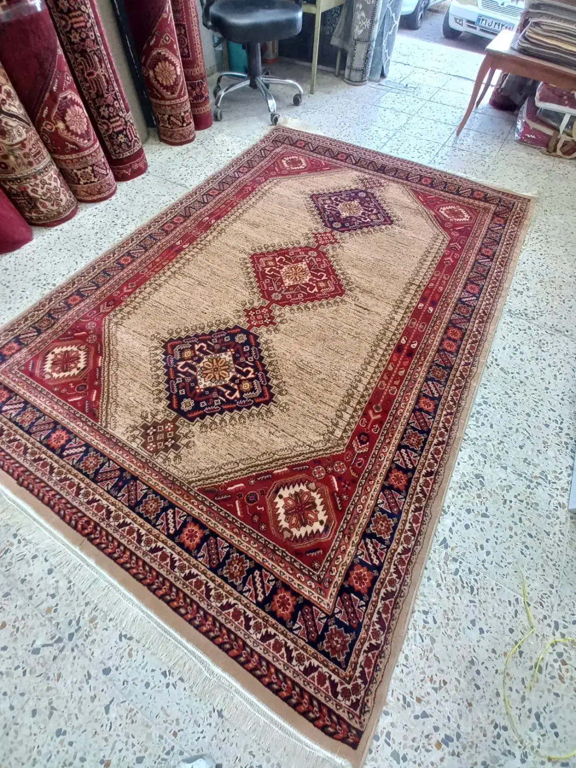 قالیچه سنتی(محلی)|فرش|دوگنبدان, |دیوار