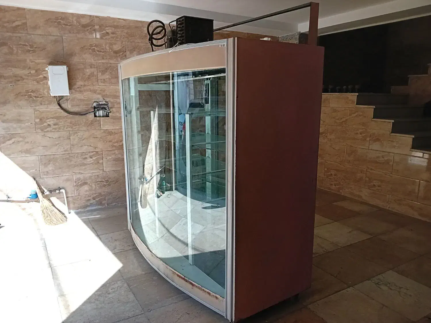 یخچال سه درب تمام شیشه ۶ طبقه ویترینی|فروشگاه و مغازه|نکا, |دیوار